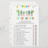 Fiesta Cactus Succulent zei dat ze Game zei (Voorkant / Achterkant)