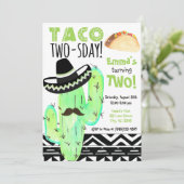 Fiesta Cactus Taco op twee dagen voor de tweede ve Kaart (Staand voorkant)