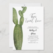 Fiesta Cactus Taco over Love COUPLES SHOWER Kaart (Voorkant)