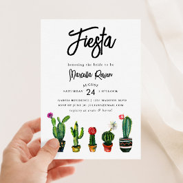 Fiesta Cactus Vrijgezellenfeest Kaart