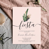 Fiesta Cactus Vrijgezellenfeest Uitnodiging Briefkaart