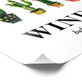 Fiesta Cactus Vrijgezellenfeest Wine Bar Foto Afdruk (Hoek)