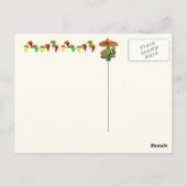 Fiesta Cactus w/Sombrero & Guitar Briefkaart (Achterkant)