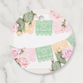 Fiesta Cadeautje Bedankje Gift Tag Bedankjes Labels (Achterkant)