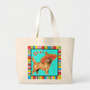 Fiesta Cairn Terrier Grote Tote Bag
