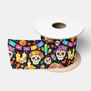 Fiesta Calavera-viering Satijnen Lint