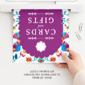 Fiesta Cards and Gifts Bridal Shower Sign Poster