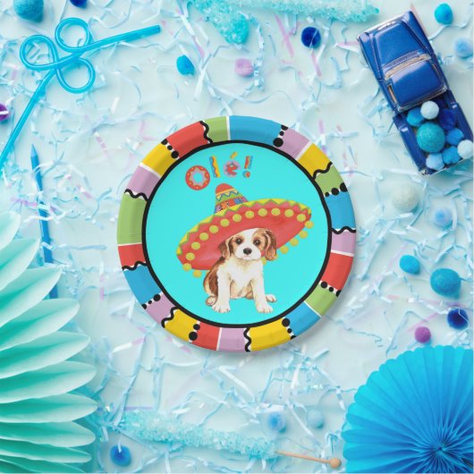 Fiesta Cavalier Papieren Bordje (Feest)