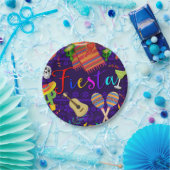 Fiesta Celebration Birthday Party Cinco de Mayo Papieren Bordje (Feest)