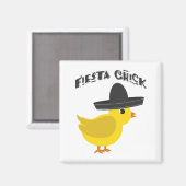 Fiesta Chick Magneet (Voorkant / Achterkant)