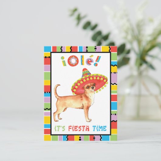Fiesta Chihuahua Kaart (Staand voorkant)
