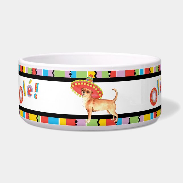 Fiesta Chihuahua Pet Voerbakje (Links)