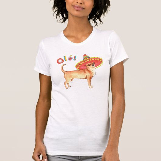 Fiesta Chihuahua T-shirt (Voorkant)
