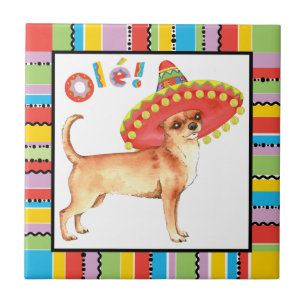 Fiesta Chihuahua Tegeltje