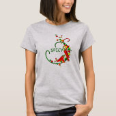 Fiesta Chili Peppers Party Dames Spicy T-shirt (Voorkant)