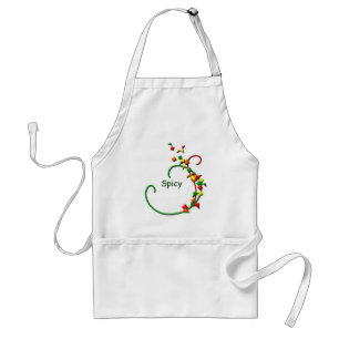 Fiesta Chili Peppers Spicy Apron Standaard Schort