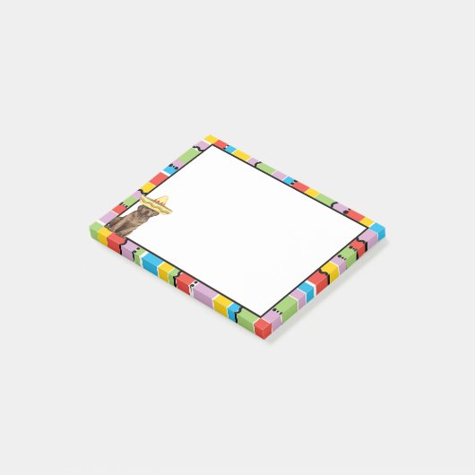 Fiesta Chocolate Lab Post-it® Notes (Schuin)