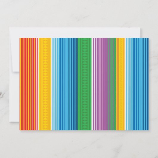 Fiesta, Cinco de mayo Birthday Kaart (Achterkant)