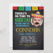 Fiesta, Cinco de mayo Birthday met foto Kaart (Voorkant)