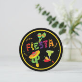 FIESTA Cinco De Mayo Feestviering Uitnodiging (Staand voorkant)