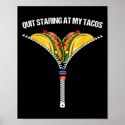 Fiesta Cinco de Mayo Grappige Mexicaan staart naar Poster (Voorkant)
