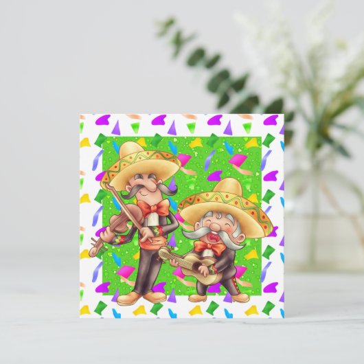 Fiesta - Cinco de Mayo Kaart (Staand voorkant)