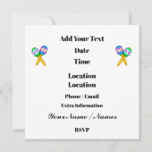 Fiesta - Cinco de Mayo Kaart (Achterkant)