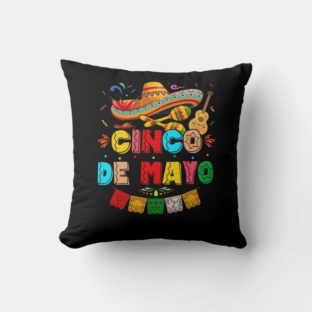 Fiesta Cinco de Mayo Kussen (Voorkant)