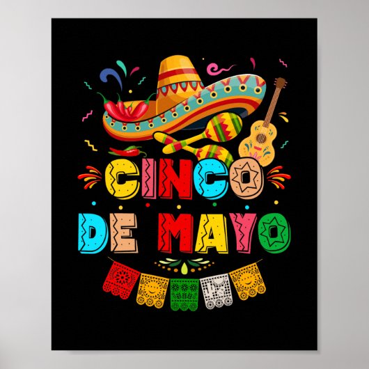 Fiesta Cinco de Mayo Poster (Voorkant)
