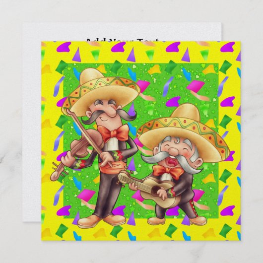 Fiesta - Cinco de Mayo - SRF Kaart (Voorkant / Achterkant)