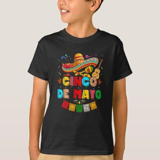 Fiesta Cinco de Mayo T-shirt (Voorkant)