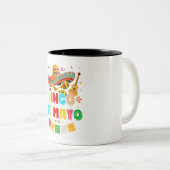 Fiesta Cinco de Mayo Tweekleurige Koffiemok (Voorkant rechts)