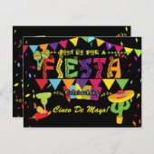 Fiesta Cinco de Mayo Uitnodiging voor het Feest (Voorkant / Achterkant)