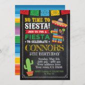Fiesta, Cinco de mayo Verjaardag Kaart (Voorkant / Achterkant)