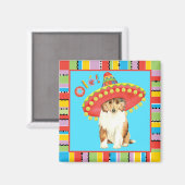 Fiesta Collie Magnet (Voorkant / Achterkant)