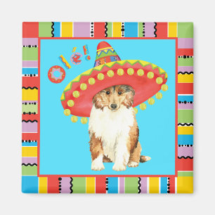 Fiesta Collie Magnet