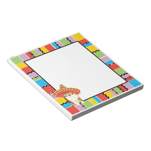 Fiesta Collie Notepad Notitieblok (Schuin)