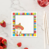 Fiesta Collie Paper Napkins Servet (Insitu)