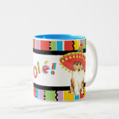 Fiesta Collie Two-Tone Coffee Mok (Voorkant rechts)