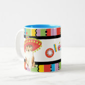 Fiesta Collie Two-Tone Coffee Mok (Voorkant links)