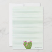 Fiesta Colorful Cactus Succulents Vrijgezellenfees Kaart (Achterkant)