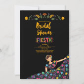 Fiesta Colorful Flowers Vrijgezellenfeest Kaart (Voorkant)