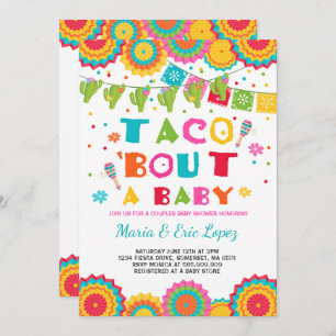 Fiesta Couples Baby shower Invitation Co-ed Shower Kaart