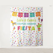 Fiesta Couples Shower Backdrop - Piñata WH Wandkleed (Voorkant)