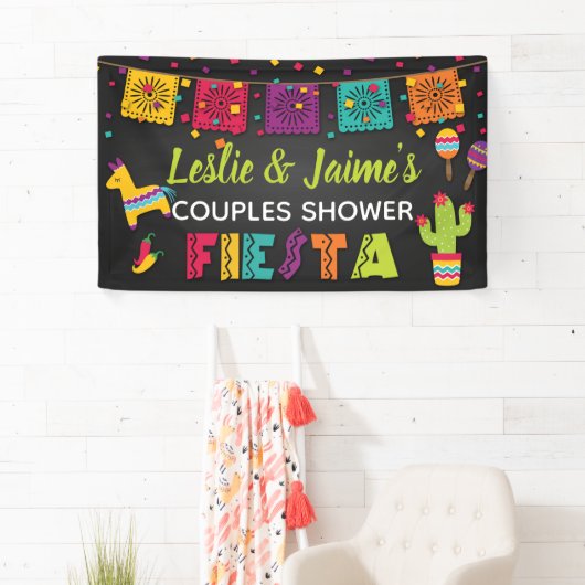 Fiesta Couples Shower Banner (Insitu)