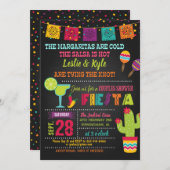 Fiesta Couples Shower Invitation Kaart (Voorkant / Achterkant)