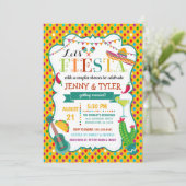 Fiesta Couples Shower Kaart (Staand voorkant)