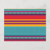 Fiesta Couples Shower Modern Advice Card Informatiekaartje (Achterkant)