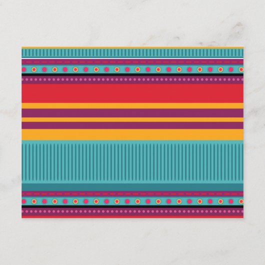 Fiesta Couples Shower Modern Advice Card Informatiekaartje (Achterkant)