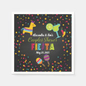 Fiesta Couples Shower Napkins Servet (Voorkant)
